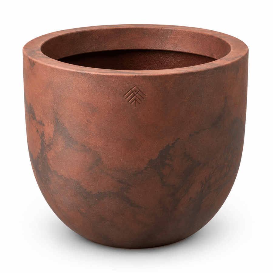 Maceta Colección Terra Deco Color Oxido